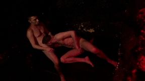 Webcam straight fucking  a twink bareback in the backroom