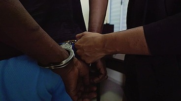 Annoying Customs Officer Rita Almeida got me happily Arrested Alt