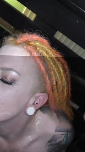 Super Bukkake Party with Piggy and Kitten_2
