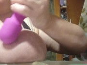 Nipples tortures by vibrator