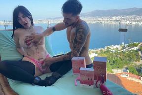 lilmilk69 gets bound pleasured with sex toys porn video