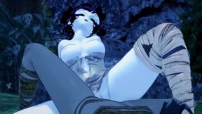 Creepy Halloween Mummies Lick Pussy & Scissor Each Other To Orgasm