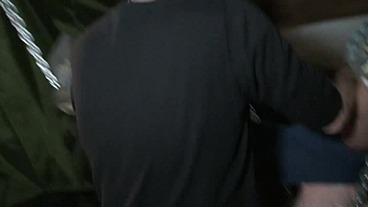 Daddy XXL fucked bareback by Straigth arab and creampied