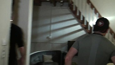 Daddy XXL fucked bareback by Straigth arab and creampied