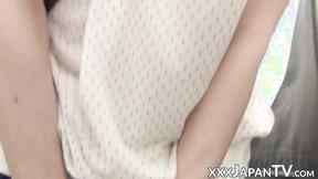 ”Brazen Japanese cuties show booty & muff in public”