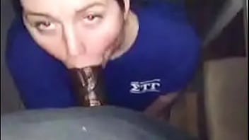 young cutie gives a bbc a mean blowjob