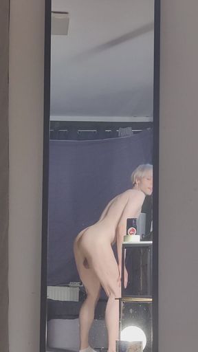 Sweet German boy teasing