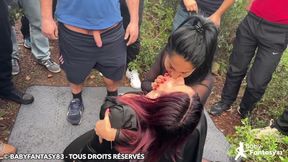 Babyfantasy83 &amp; Mexicanna Get Together to Empty All Their Tails in the Forest