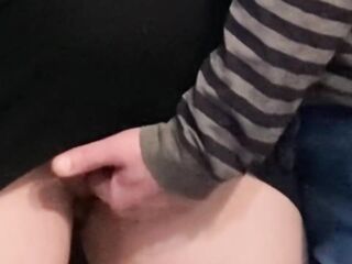 Lewd Perv Fingering Cutie Underneath Suit