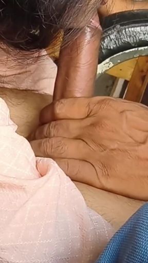 Desi college pretty girl enjoys sucking cock with stepdad   Clip 1