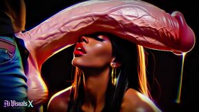 Big Boobs And Ass Ebony Goddesses - White Cock Worship: Dark ASMR &amp; Extreme Contrast (4K AI Animated Porn)