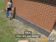 Fake Cop Anal sex in the Barn Yard