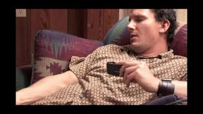 Nice Viewing of Porn on the Phone Under the Twitching of the Penis