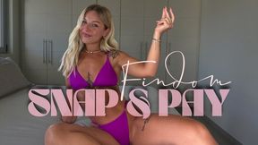 Findom Snap & Pay (Intermediate)