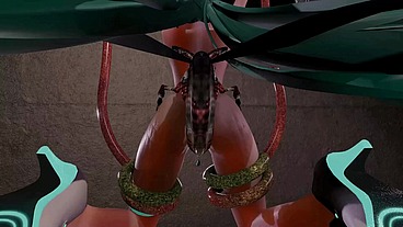 Hatsune Miku Insect Hentai Vocaloid Bondage Doggy Style Creampie Mmd 3D Clear Blue Hair