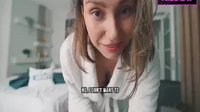 Stepsons Friend Fuck His New Stepmom While Phone Talking In Share Bed