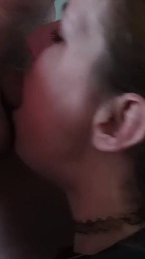 Real Homemade Amateur Huge Cum in Mouth Face Fucked While Filming Herself