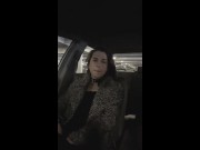 Daddy controls my butt plug vibrator while in public