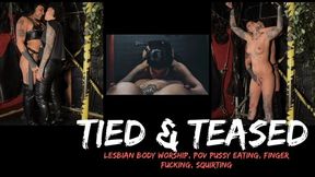 Tattooed Femdom Girlfriend – Tied & Teased Under Her Control