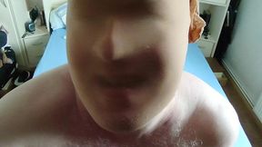 heisses nylon encasement in schwarzer feinstrumpfhose