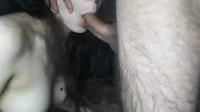 Mother gets the best blowjob from a big cock and ends up creampied.