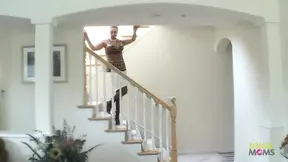 Vanessa Videl, a passionate white brunette milf, can only experience climax via BBC anal pounding