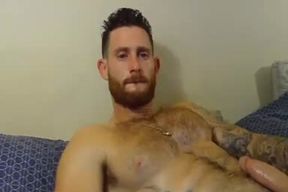 fancy And brawny boy Petting His Rock hard hard-on