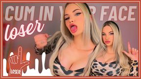 Cum In Your Face Loser (CEI Self Facial Humiliation For Betas and Losers)