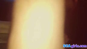 Rödhårig svensk tonåring ger avsugning och sväljer