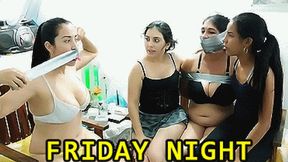 Friday Night Bondage Fun With Step-Mom And Her Kinky BBW Friend (low res mp4)