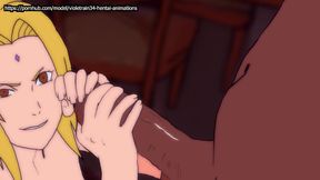 Tsunade Hentai masturbates a bbc - Naruto Porn