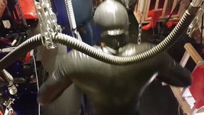 Master Gets Fucked By The Rubber Drone