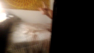 Spying on my stepsister while she is on webcam