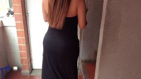 Hot Latina MILF Passenger Sucks My Cock at Home After Masturbating in the Car Part 2