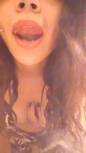 Vape Tease In A Bra
