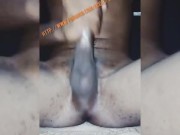 High Speed Ejaculation almost hits my face while jerking off at Midnight, Massive BBC Cum Load