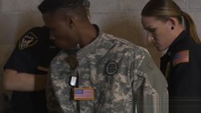 Big ARMY dick pounding MILF officers