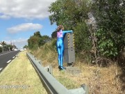 Samus Aran checks the speed camera