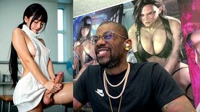 tan big breast asian girl jerking off and cumming all over the fucking place, ai generated