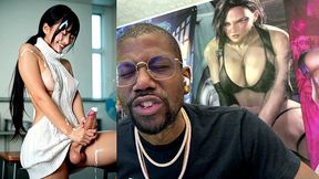 tan big breast asian girl jerking off and cumming all over the fucking place, ai generated