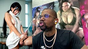 tan big breast asian girl jerking off and cumming all over the fucking place, ai generated