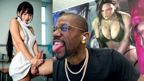 tan big breast asian girl jerking off and cumming all over the fucking place, ai generated