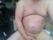 naughty masturbation on a chair