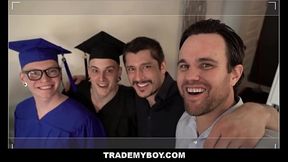 Two Twink Stepson'_s Swap Orgy With Stepdad'_s On Graduation Night - Harvey Sid, Rocky Vallarta, Marco Bianchi