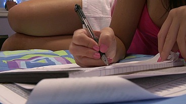 Mature Blonde Woman With Big Tits Takes A Facial