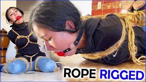 Rope Rigged and Heavily Restrained by Rough Rogues (FULL SESSION) (low res mp4)