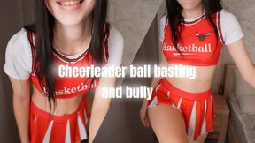 Cheerleader Ballbusting and Bully!