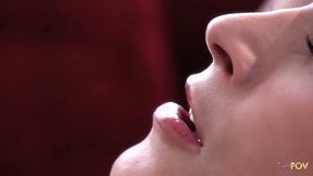As the lesbian fervor heated her mind kept thinking about a certain man beyond reality