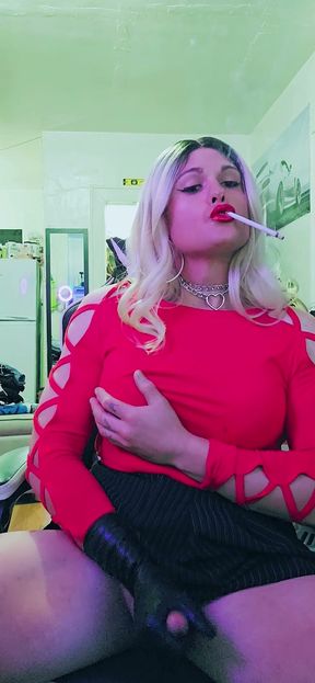 Slow Pump Smoking Fetish