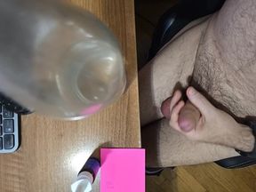 Nice From Above to Desk and Nice Cumshot